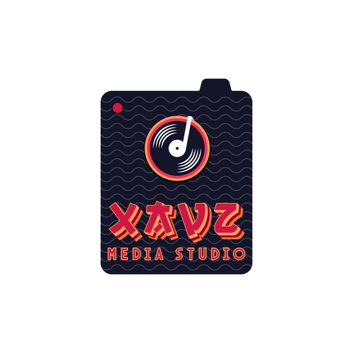 Photographer design with the title 'Logo Design in retro style'