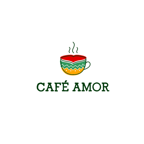 Brand logo with the title 'Café Amor'