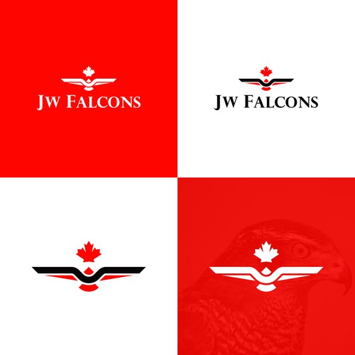Falcon logo with the title 'Falcon Logo'