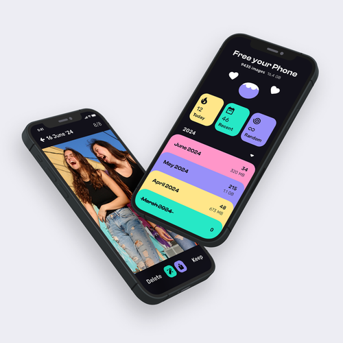 Image design with the title 'Clean images mobile'