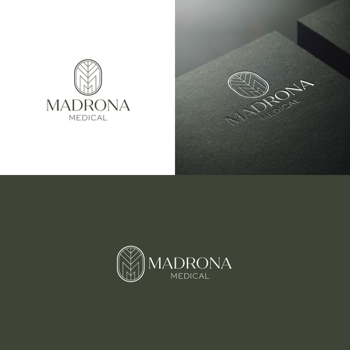 Oval logo with the title 'Madrona Medical'