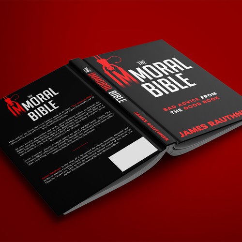 Religious book cover with the title 'The Immoral Bible: Bad Advice from the Good Book'