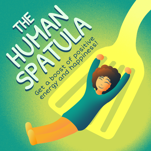 Uplifting design with the title 'illustration for podcast that would lift your spirit '