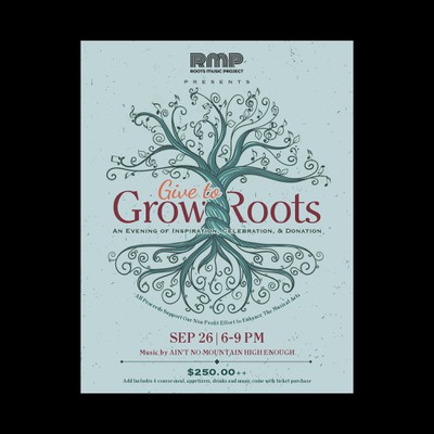 Poster for Music Event and Fundraiser 