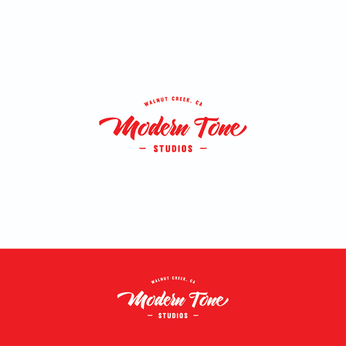 Typographic logo with the title 'Modern Tone'