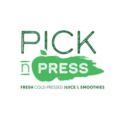 Combination logo with the title 'Pick N Press'