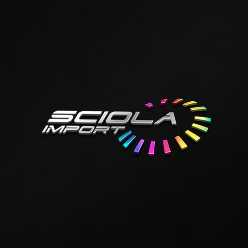 3D logo with the title 'Sciola import'