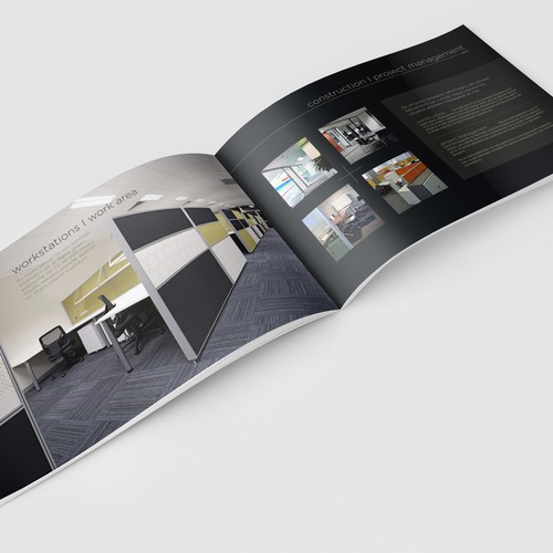 Manufacturing design with the title 'Design for a world class, cutting edge brochure'