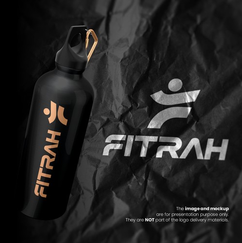 Running logo with the title 'FITRAH'