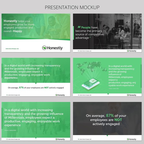 Presentation design with the title 'Presentation Design'