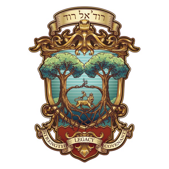 Family design with the title 'Family Crest'