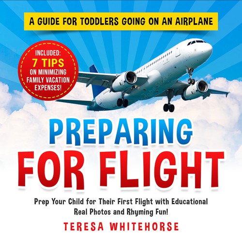 Tips design with the title 'Preparing for Flight Book Cover'