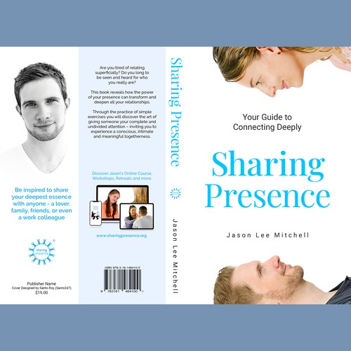 Kindle book cover with the title 'Mindfulness Book Cover on Sharing Presence'