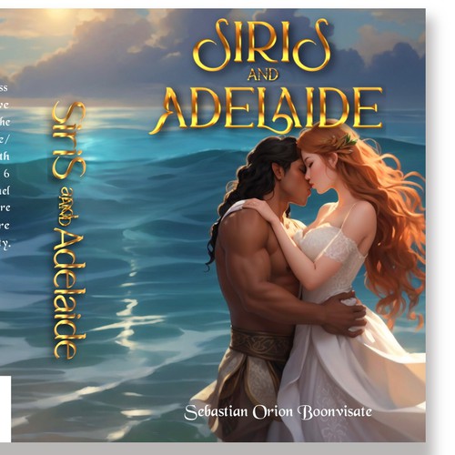 Ocean book cover with the title 'Siris and Adelaide an Elf story '