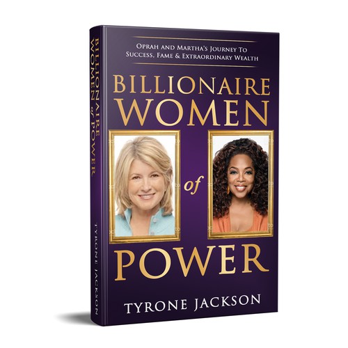 Woman design with the title 'Create Oprah Winfrey/Martha Stewart book cover for CreateSpace'