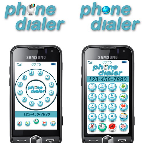 IPhone logo with the title 'Phone Dialer iPhone'