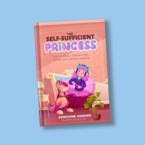 Princess book cover with the title 'The Self-Sufficient Princess'