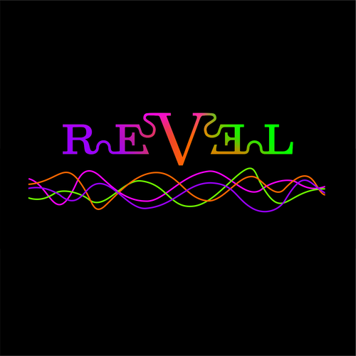 Venue logo with the title 'Logo/identity for a nightclub, evoking soundwaves and the convergence of dancers.'