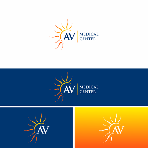 Medical logo with the title 'AV Medical Center'