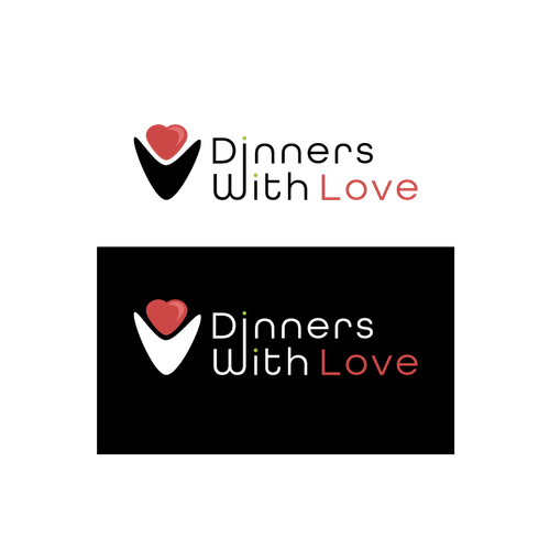 Nice logo with the title 'Dinners With Love '