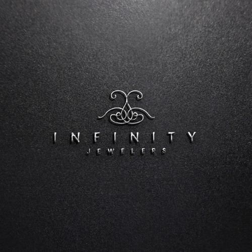 Brilliant logo with the title 'Classy logo for INFINITY JEWELERS'