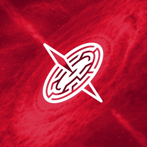 Galaxy design with the title 'Computer Logo Design'