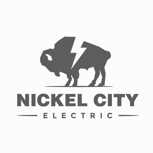 Lightning bolt design with the title 'Nickel City Electric'