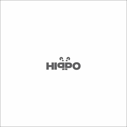 Hippo logo with the title 'Hippo Logo'