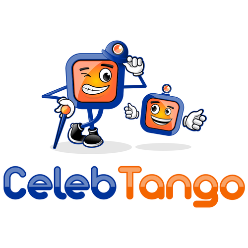 Stand-up design with the title 'Help CelebTango with a new logo'