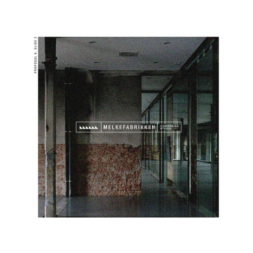 Stationery logo with the title 'Melkefabrikken '