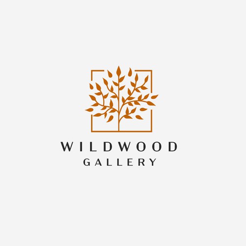 Gallery design with the title 'Wildwood Gallery'
