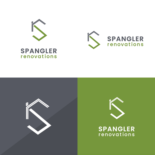 Renovation logo with the title 'Renovation Company Logo'