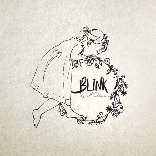 Organic artwork with the title 'blink ilustration'