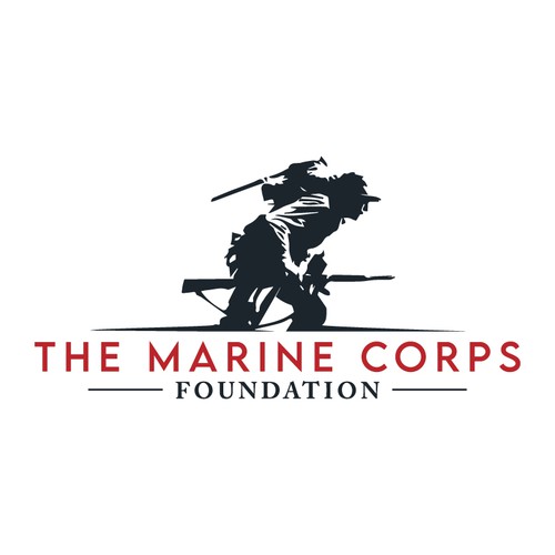 Soldier logo with the title 'The Marine Corps Foundation'