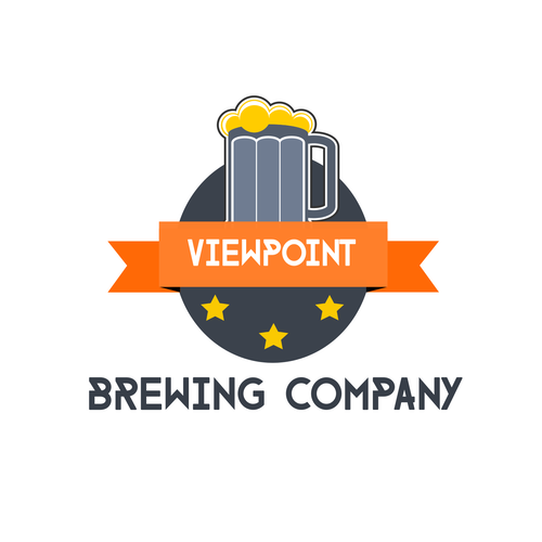 Pub logo with the title 'Logo for Viewpoint Brewing Company'