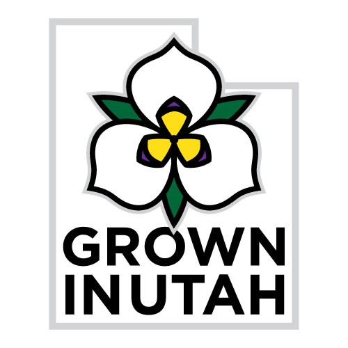 Utah logo with the title 'Can you create a logo that delivers our message like we deliver plants!'