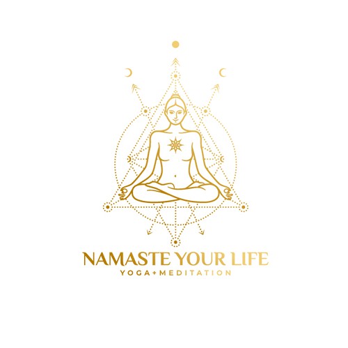 Beauty brand with the title 'Logo for 'Namaste Your Life''
