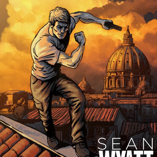 Comic book artwork with the title 'Comic book character'