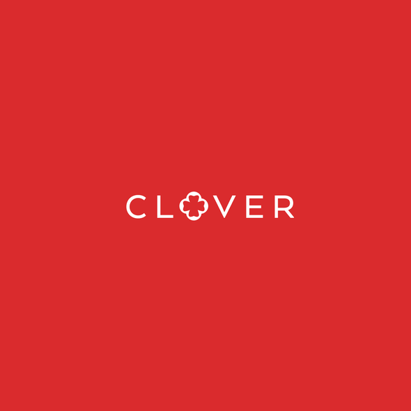 Clover logo with the title 'Apparel logo'