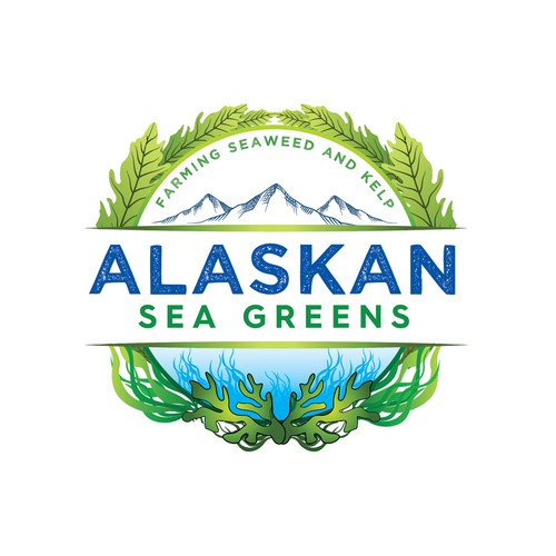 Seafood logo with the title 'Bold Logo Concept for Agriculture'