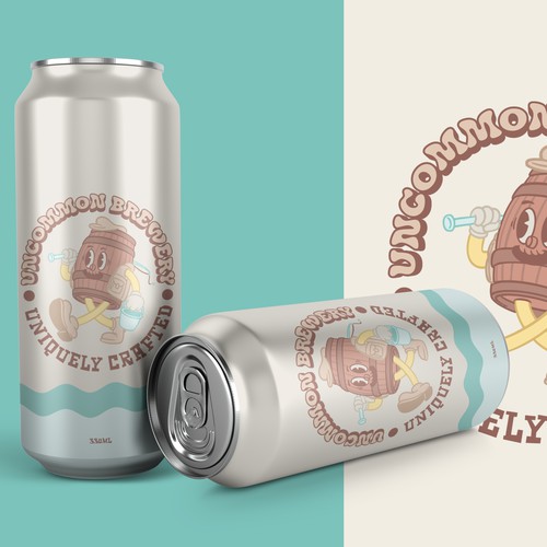 Fisherman logo with the title 'Uncommon Brewery'