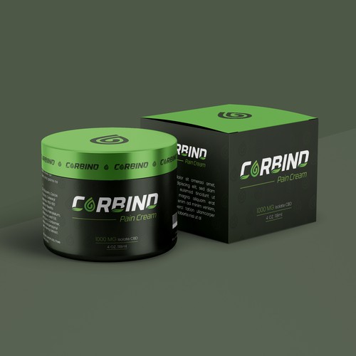 Print label with the title 'CBD Product Topical Label'