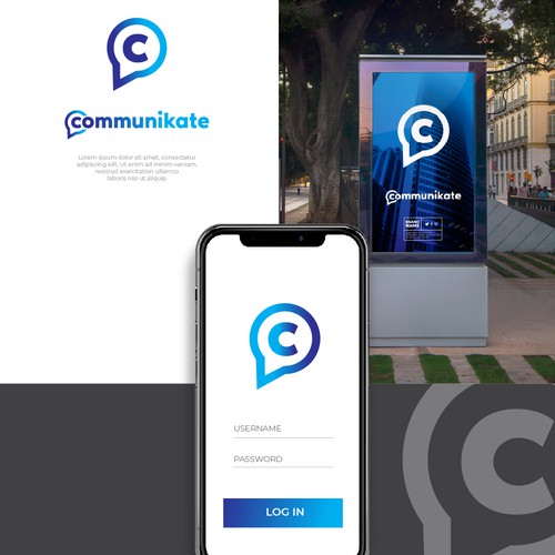 Sharing logo with the title 'Communikate'