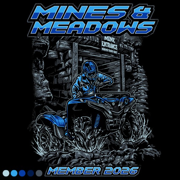 Sports t-shirt with the title '2025 Membership T-Shirt'