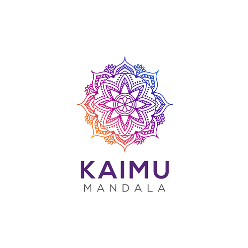 Nature logo with the title 'Kaimu logo design'