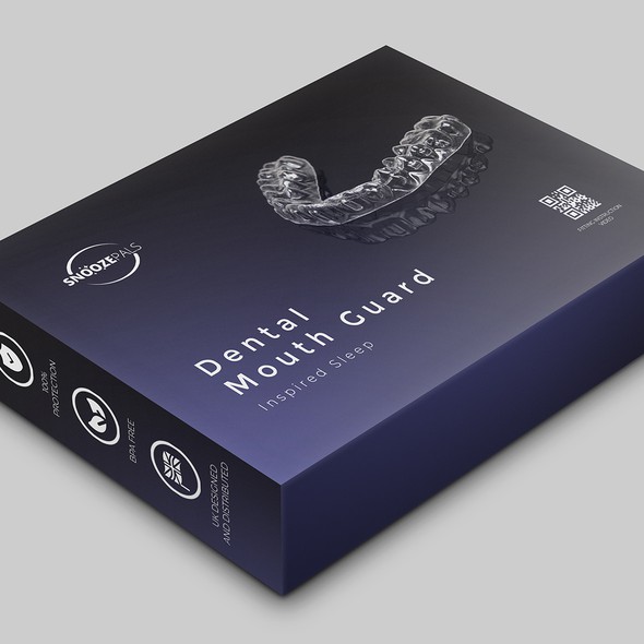 Book cover packaging with the title 'Box packaging design'