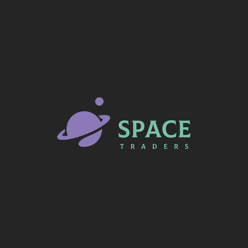 Saturn logo with the title 'Space Traders'