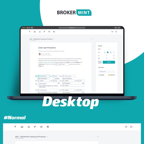 Bootstrap website with the title 'BrokerMint'