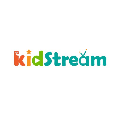 TV design with the title 'Logo concept for Kidstream'