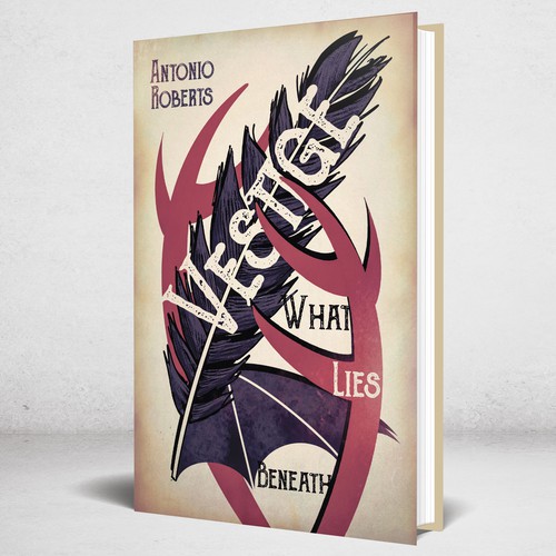 Dark fantasy book cover with the title 'Dark Fantasy Book Cover'